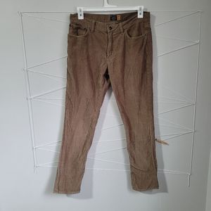 Tan J Crew Corduroy 484 slim Pants
